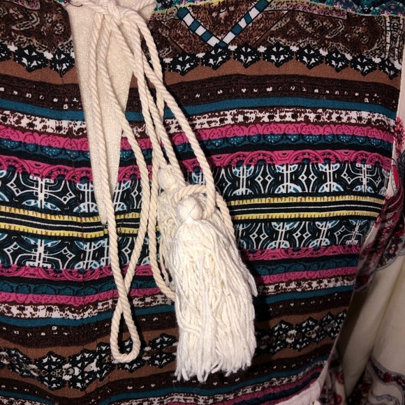 UMGEE SIZE LARGE BOHEMIAN MULTICOLORED DRESS EUC - Picture 3 of 6